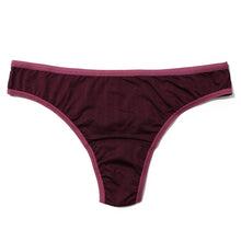 Movecalm Natural Rise Thong | Dreid Cherry/Damson Plum