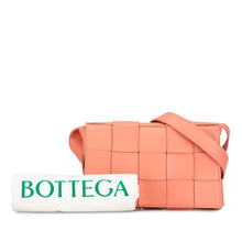 Bottega Veneta | Pre-Owned Nappa Intrecciato Cassette Crossbody | Pink