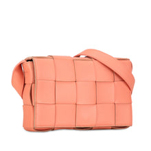 Bottega Veneta | Pre-Owned Nappa Intrecciato Cassette Crossbody | Pink