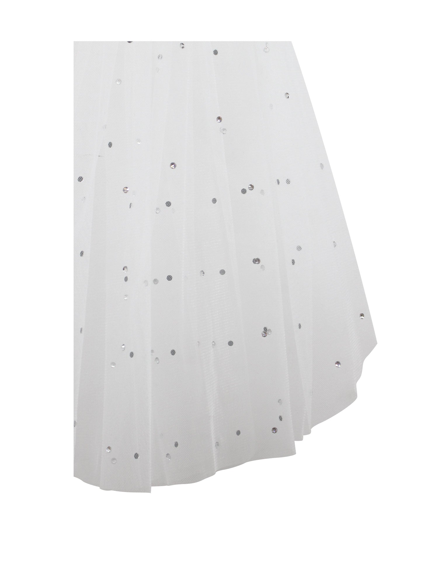 Sparkling Short Wedding Veil | White