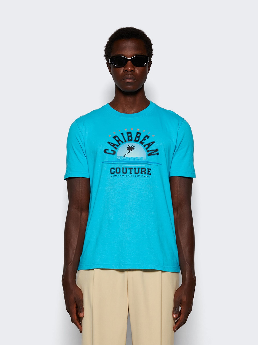 Men | Botter | Classic T-shirt Caribbean Couture | Blue