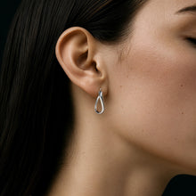 Ribbon Earrings | Sterling Silver