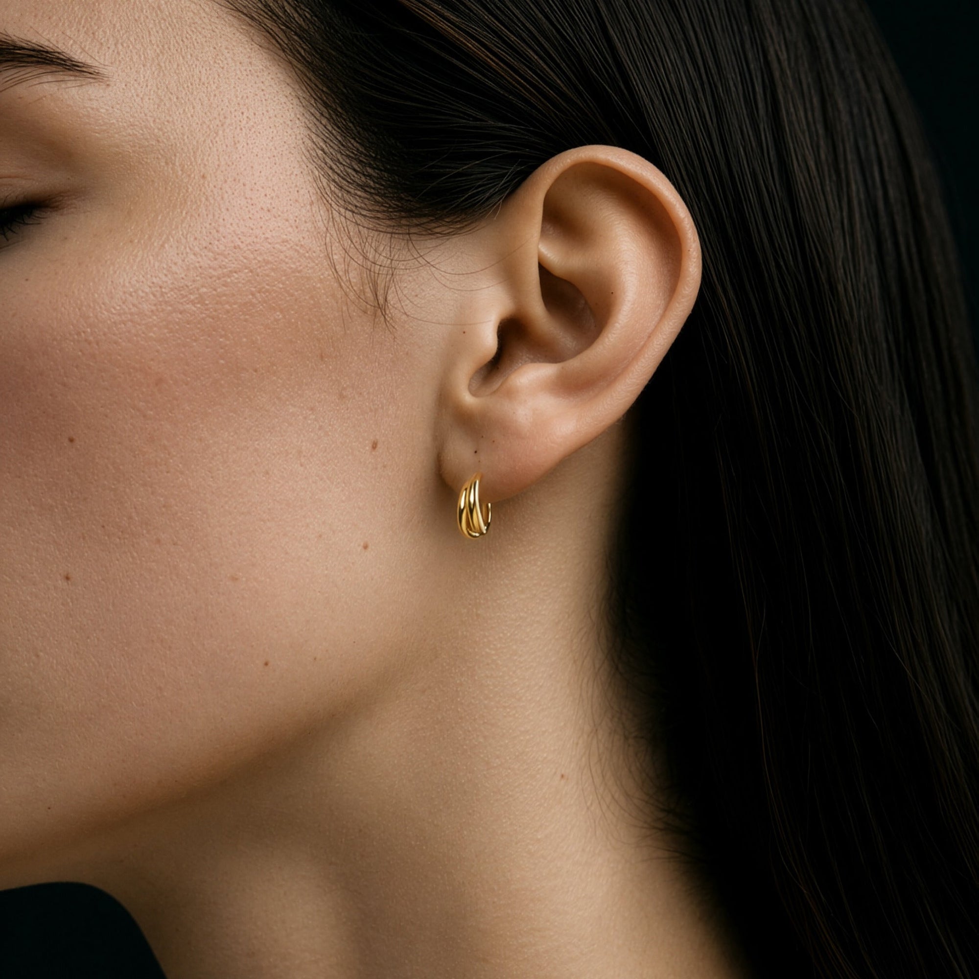 Mac Earrings | 18K Gold Plated on Brass
