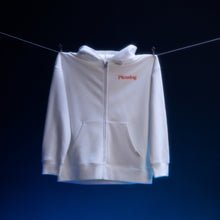 The AstroMilk Man Zip-Up Hoodie | White