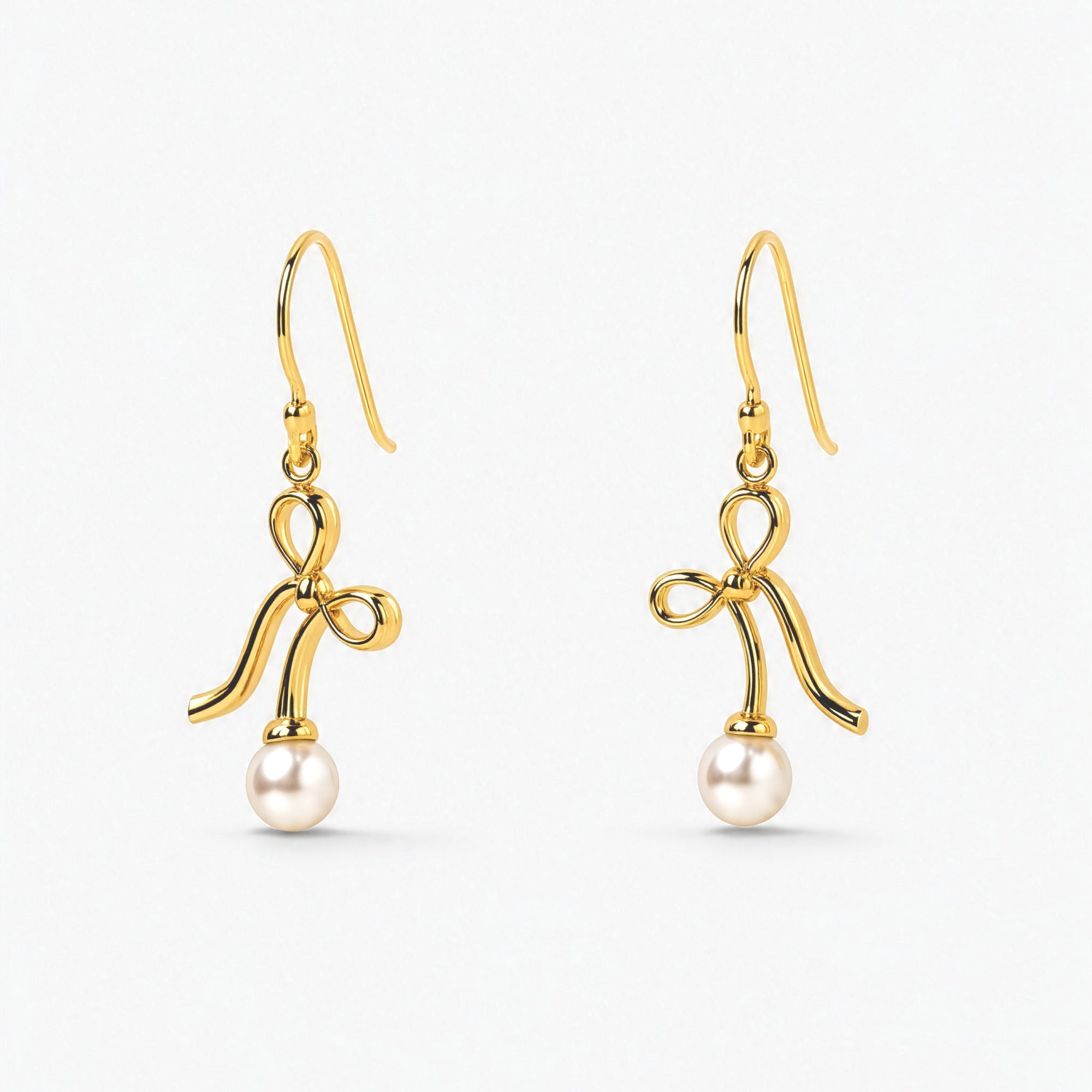 BB Earrings | 18K Gold Plated on Brass | Freshwater Pearl
