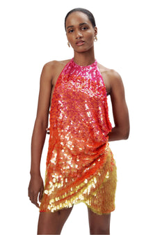 Jo Dress | Fuschia Multi