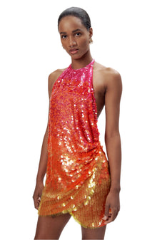 Jo Dress | Fuschia Multi