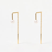 Sev Earrings | 18K Gold Plated on Sterling Silver | Freshwater Pearl