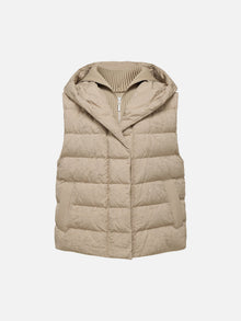 Goose Down Vest | Khaki