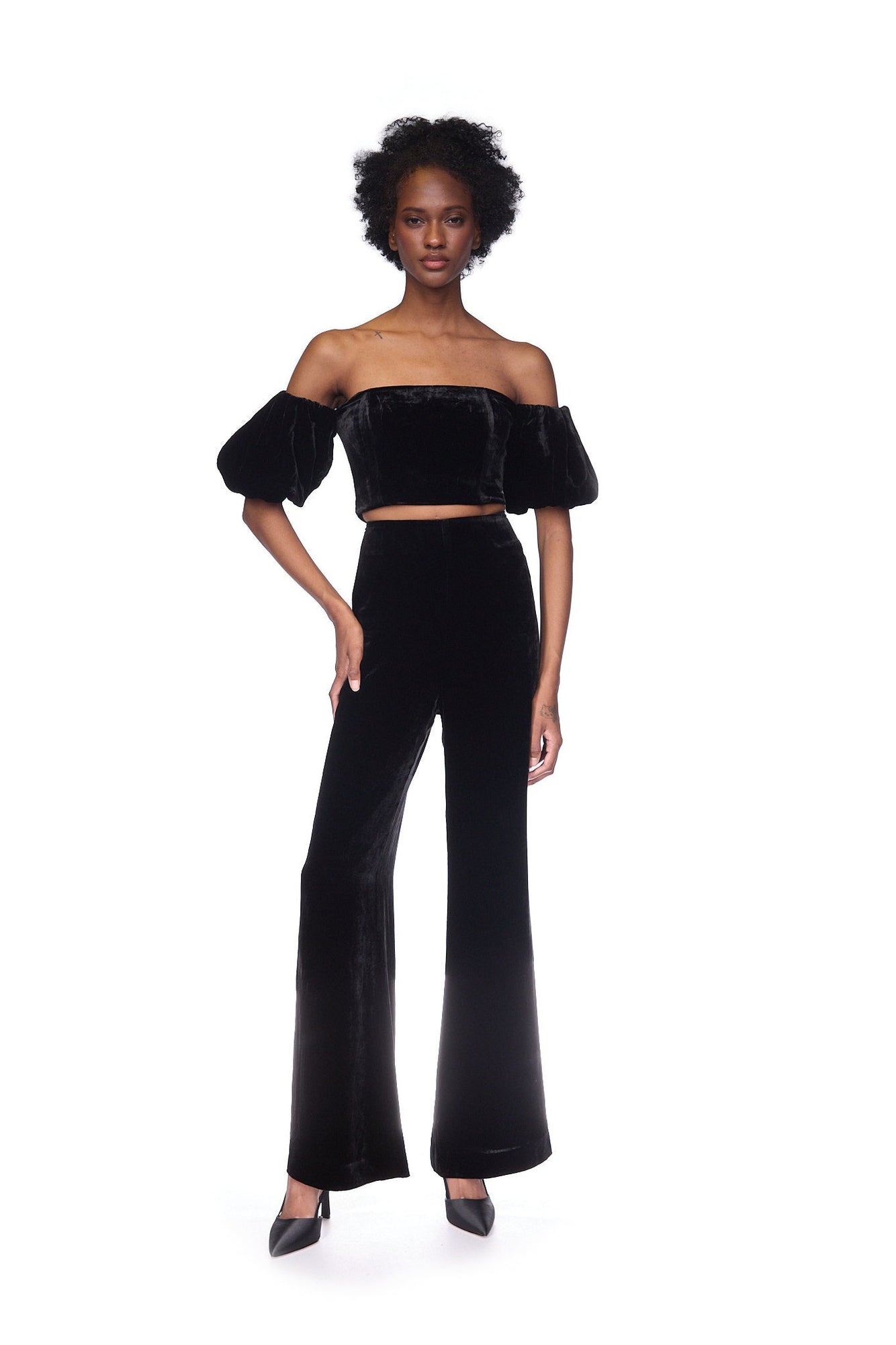 Wethersfield Top | Black Velvet