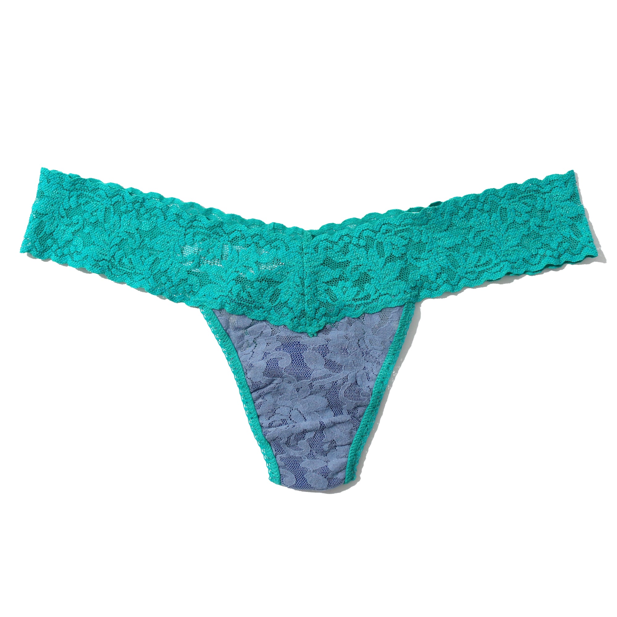 Signature Lace Low Rise Thong | Chab/Vtqg