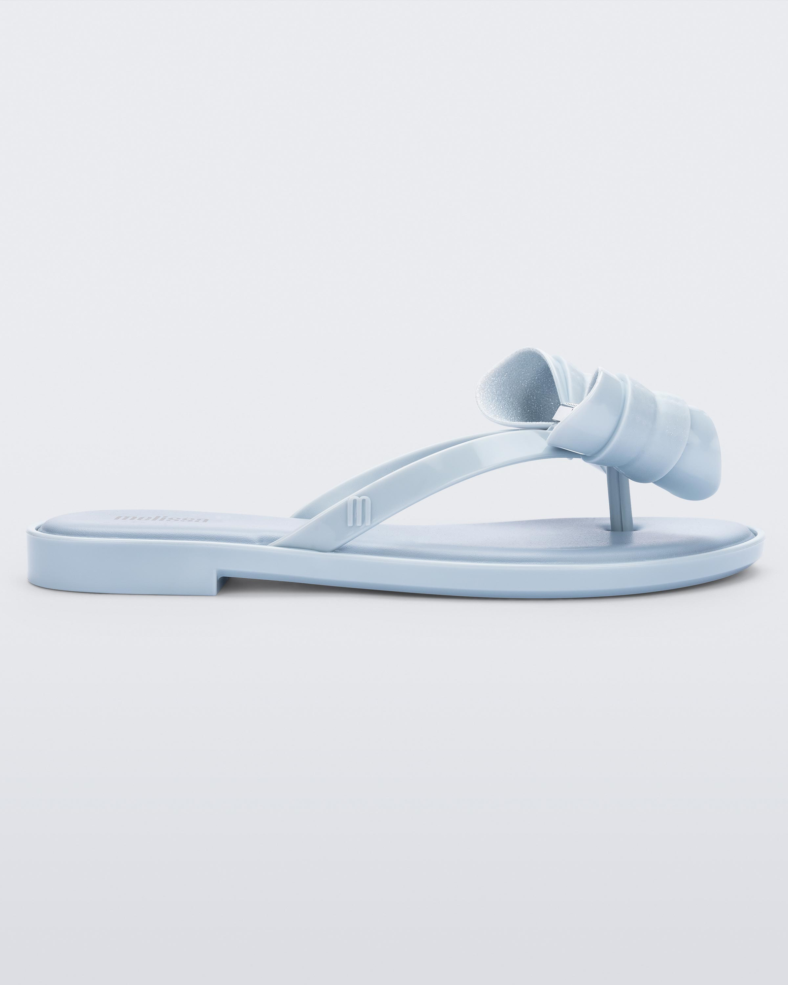 Womens | Slim V Flip Flop | Blue/Glitter Blue