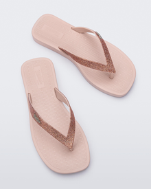 Womens | Sun Long Beach II Flip Flop | Light Pink/Glitter Pink