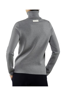 Women | Ski Roll Neck | Grey-Heath