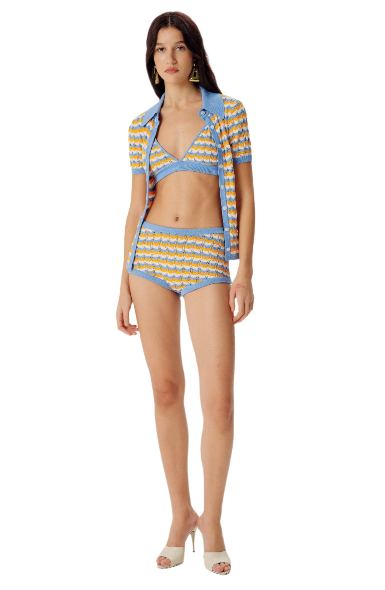 Sarda Knit Top | Cornflower Multi