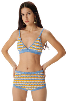 Sarda Knit Top | Cornflower Multi