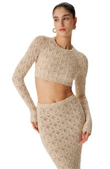 Janelle Knit Top | Ecru