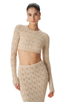 Janelle Knit Top | Ecru