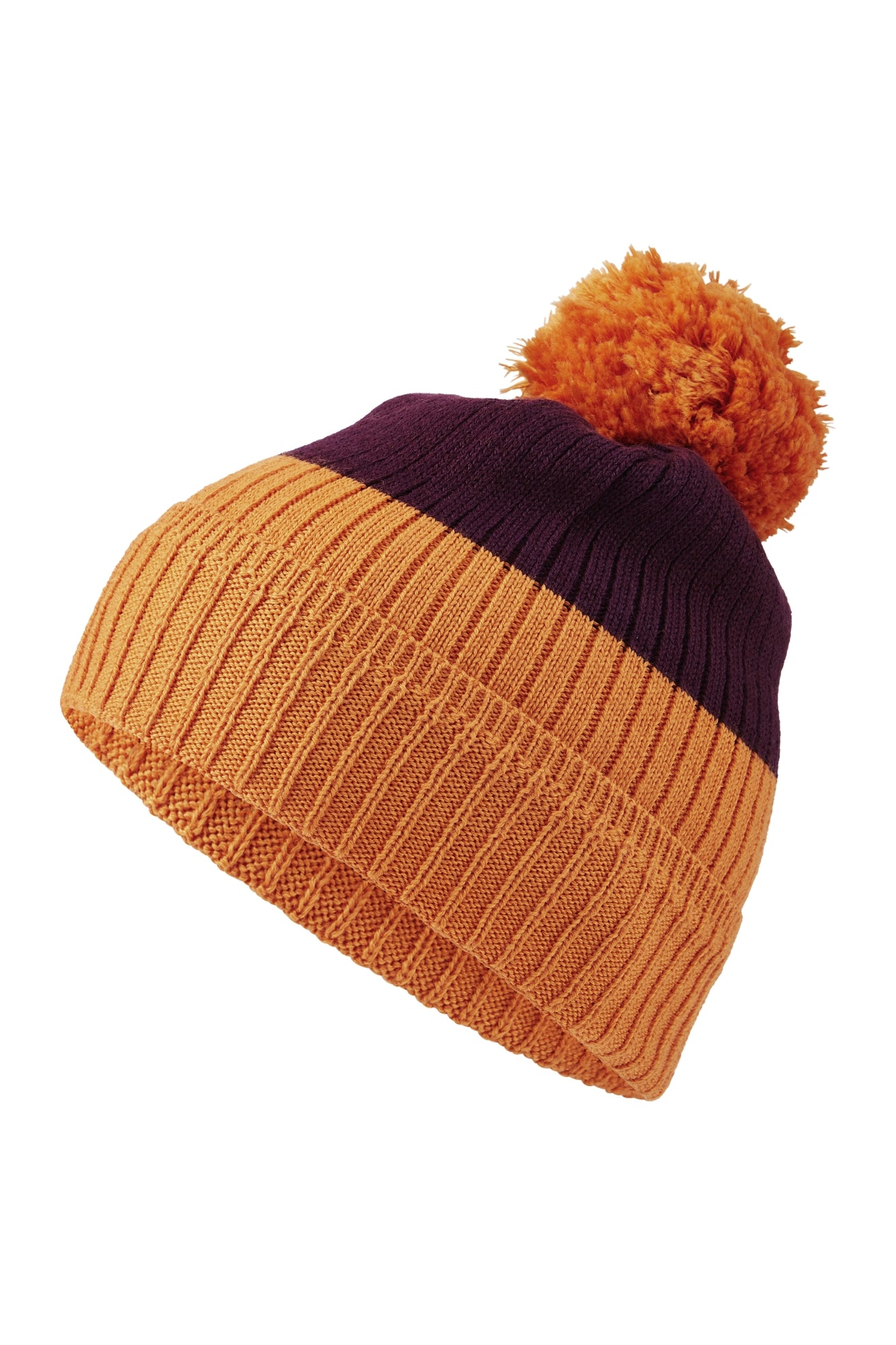 Unisex | TK Rib Hatith Pompom | Dark Mauve