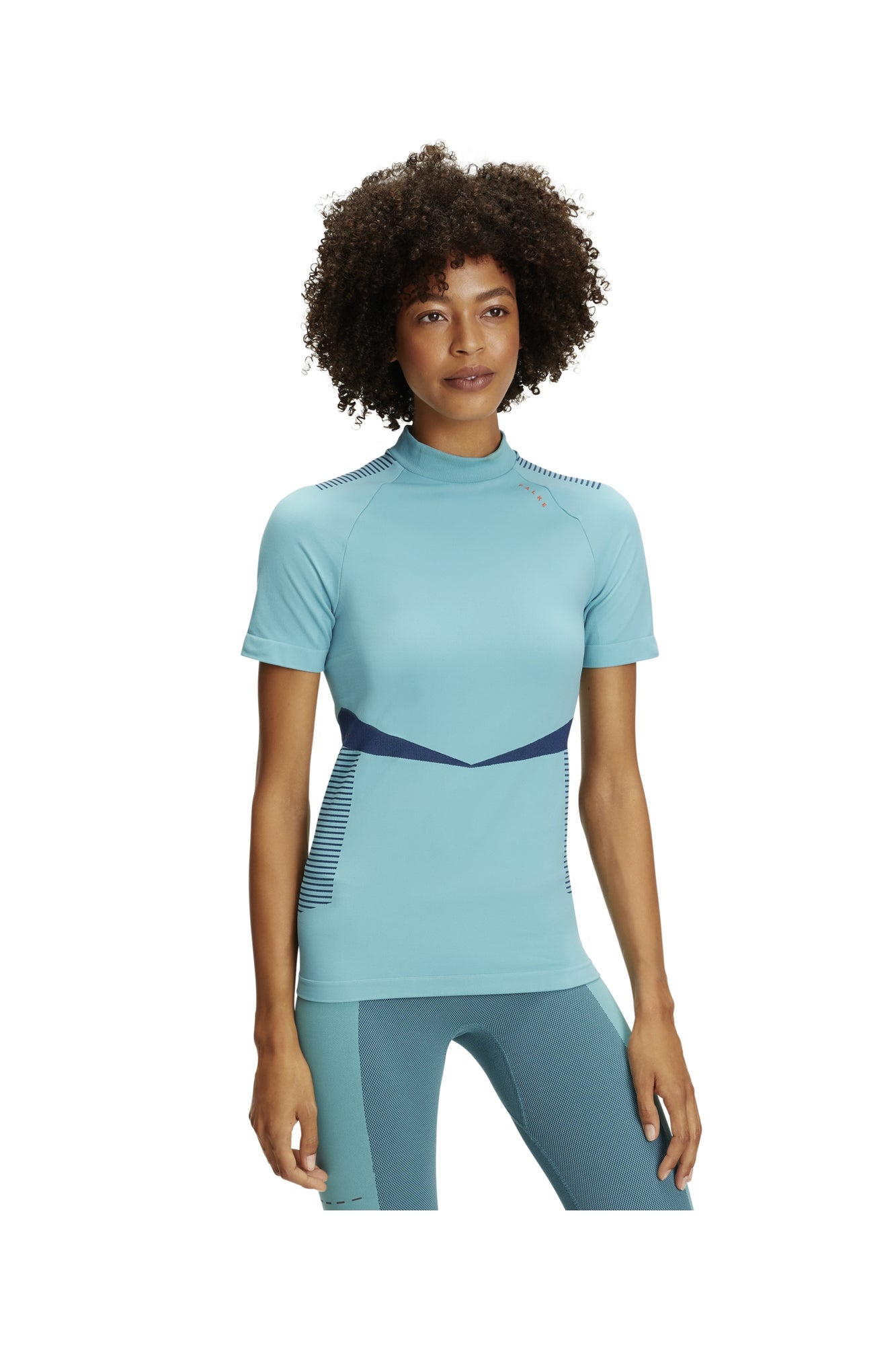 Women | RU Highneck T-Shirt | Turquoise