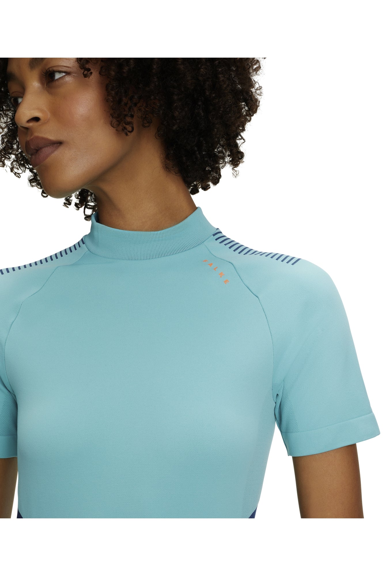 Women | RU Highneck T-Shirt | Turquoise