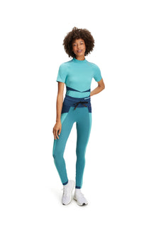 Women | RU Long Tights | Turquoise