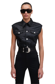 Carlyle Bodysuit | Jet Black