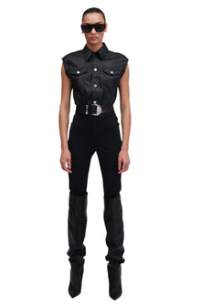 Carlyle Bodysuit | Jet Black