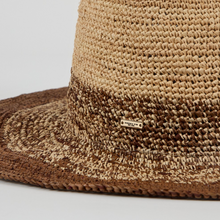 Lourdes Fedora | Camel/Chocolate