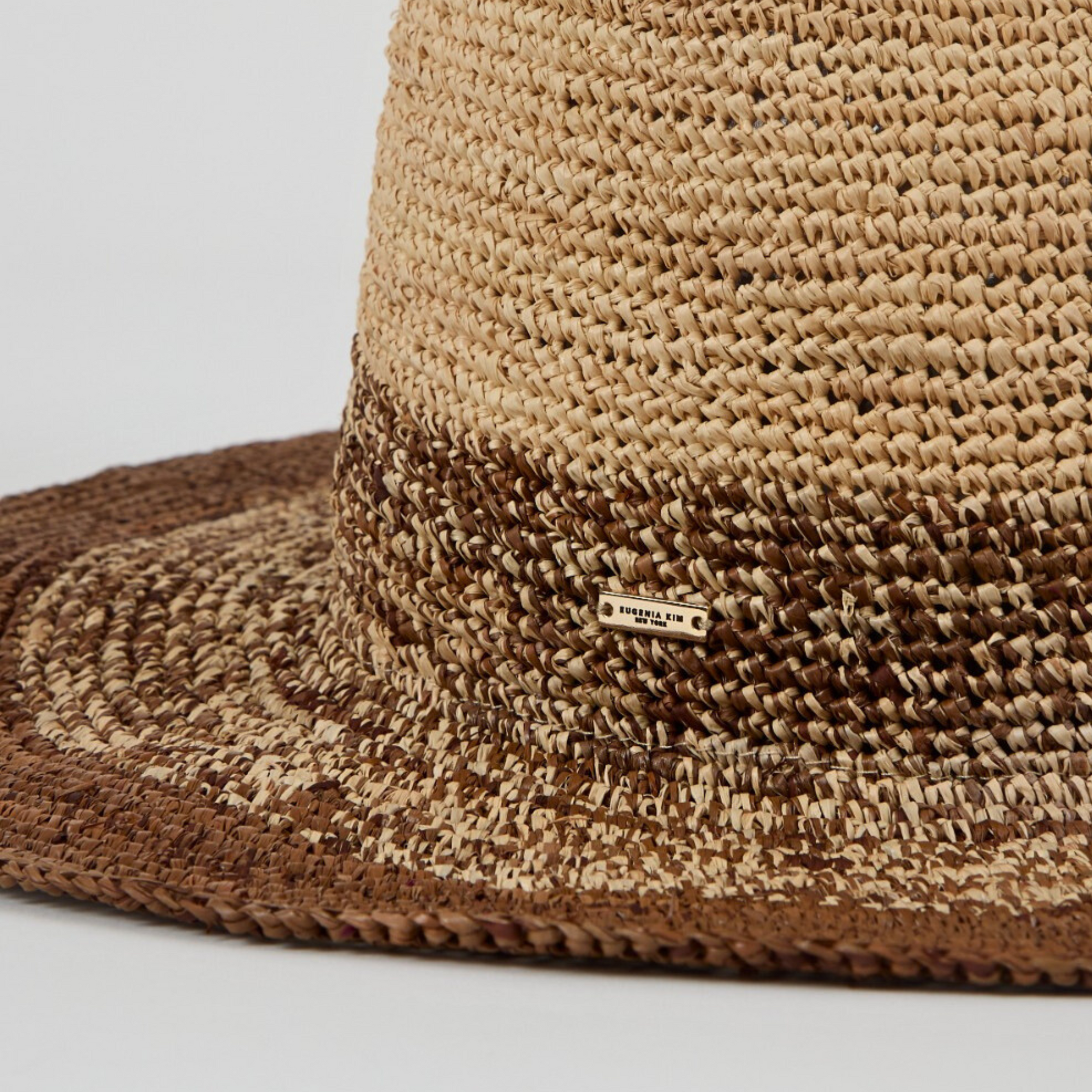 Lourdes Fedora | Camel/Chocolate