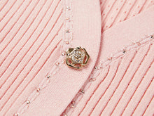Silk Blend Knit Cardigan | Pink