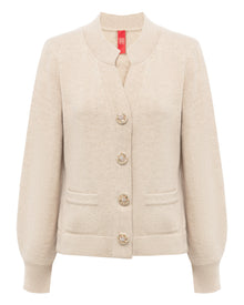Button Cardigan | Beige