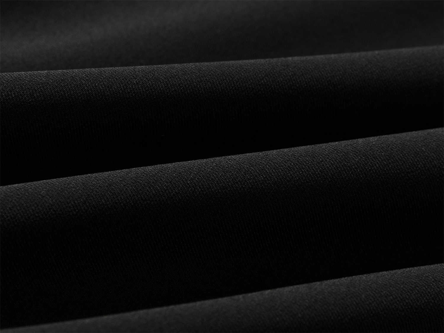 Triacetate A-Line Skirt | Black