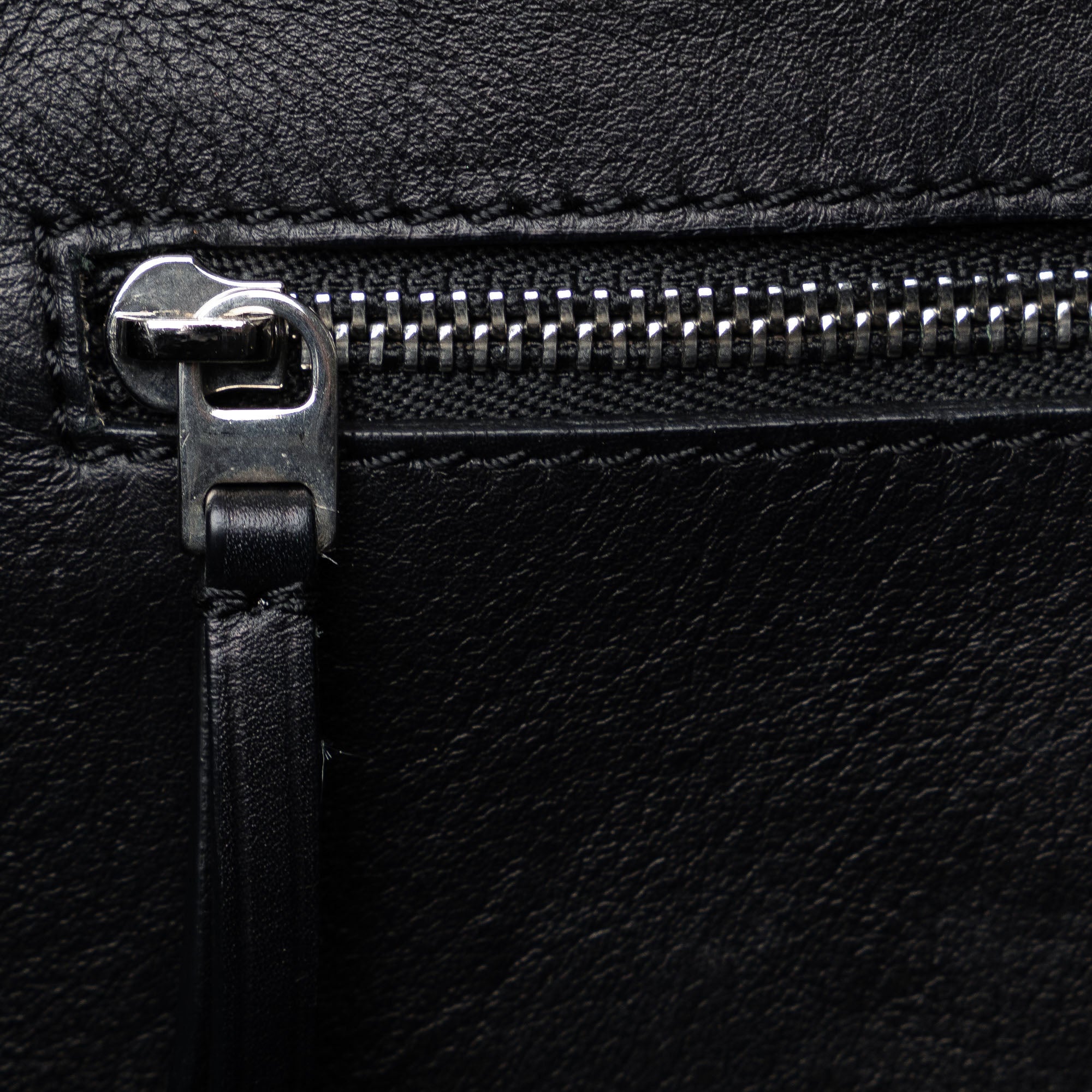 Celine | Pre-Owned Felt and Leather Tie Knot Tote | Gray