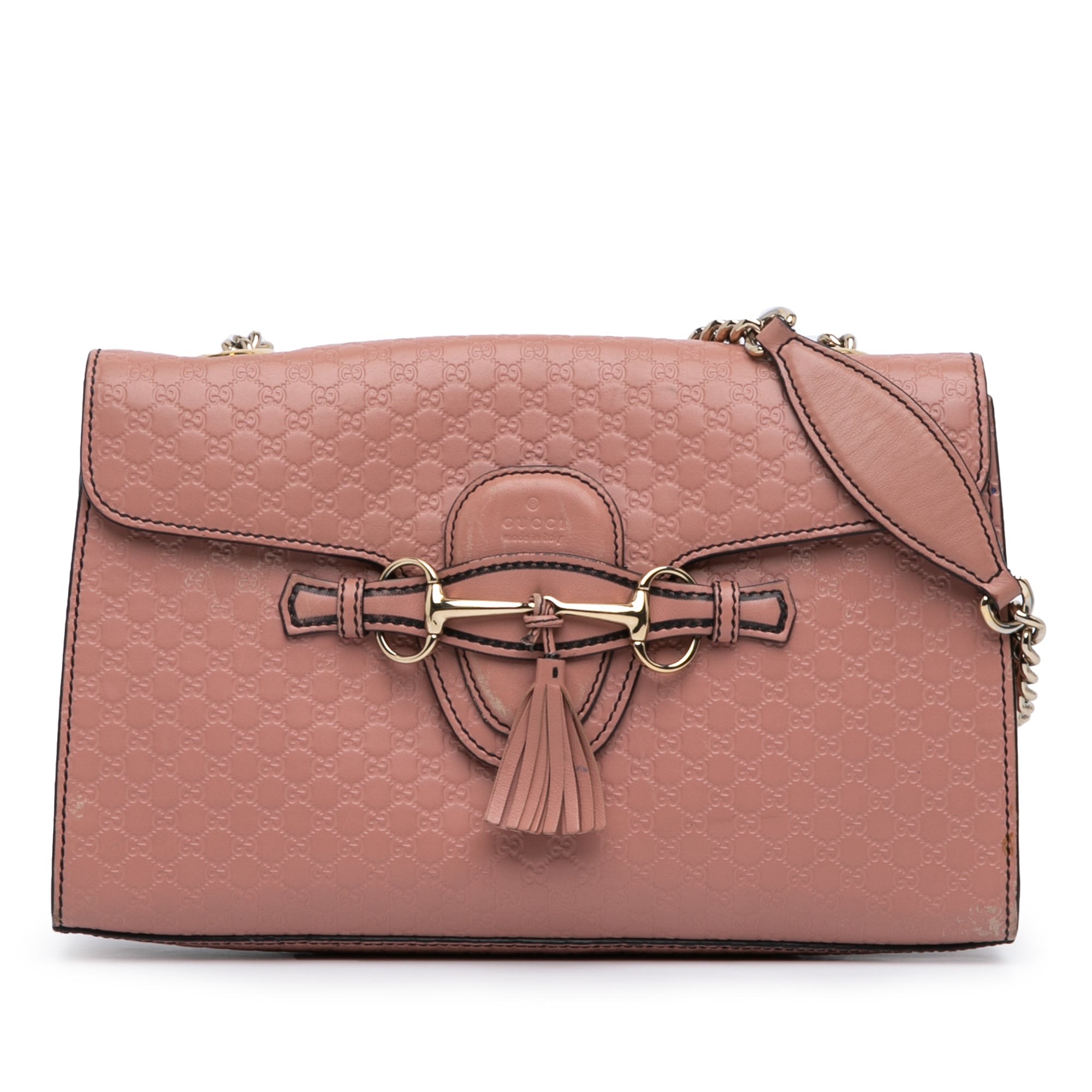 Gucci | Pre-Owned Medium Microguccissima Emily Shoulder Bag | Pink