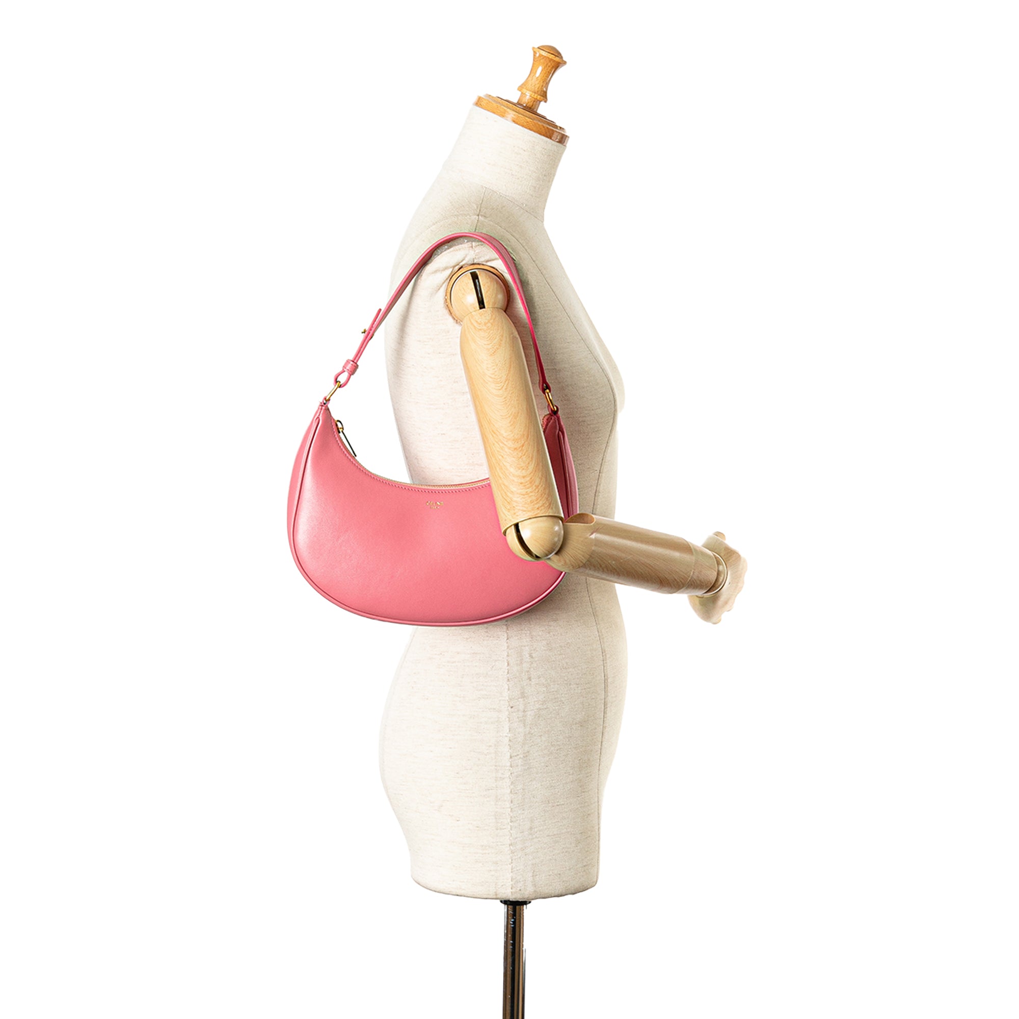 Celine | Pre-Owned Leather Ava Shoulder Bag | Pink