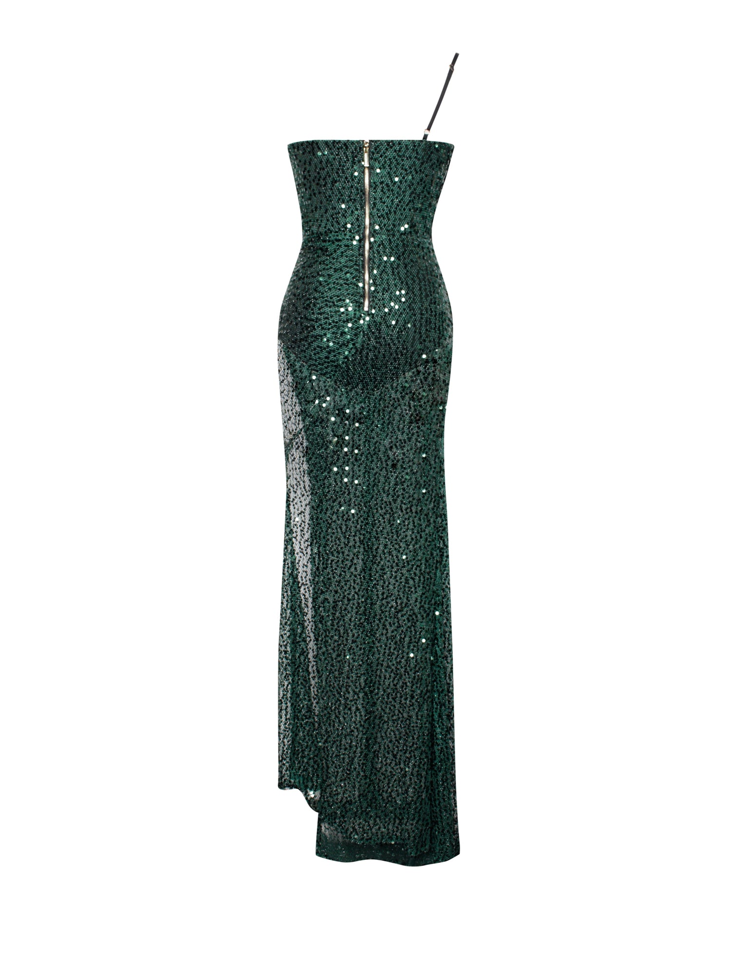 Umme Sequin Gown | Emerald Green