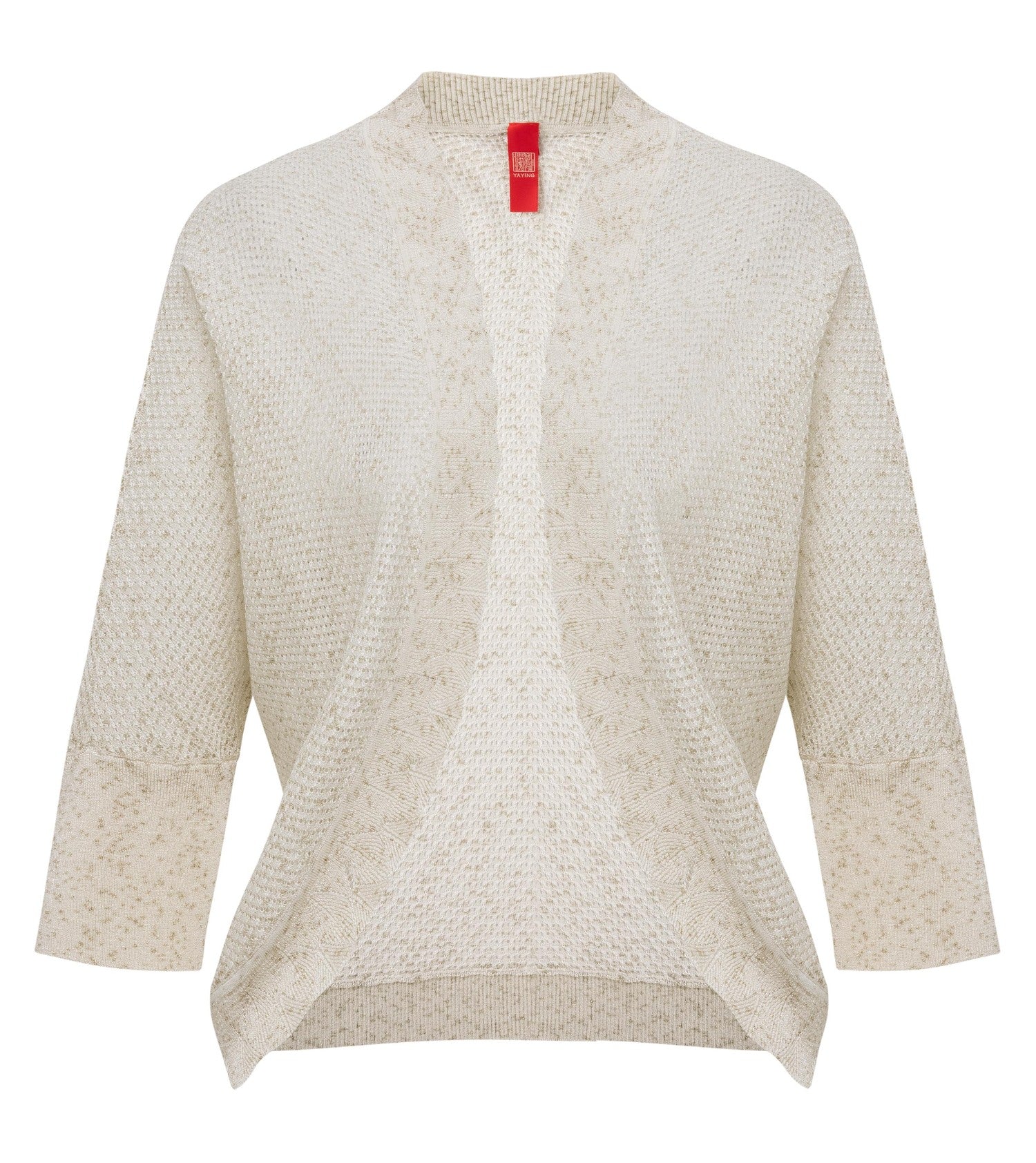 Knit Cardigan with Silk Blend | Golden