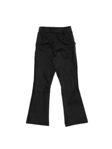 Girls | Coated Fabric Trousers | Black