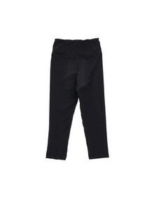 Girls | Cotton Jersey Leggings | Black