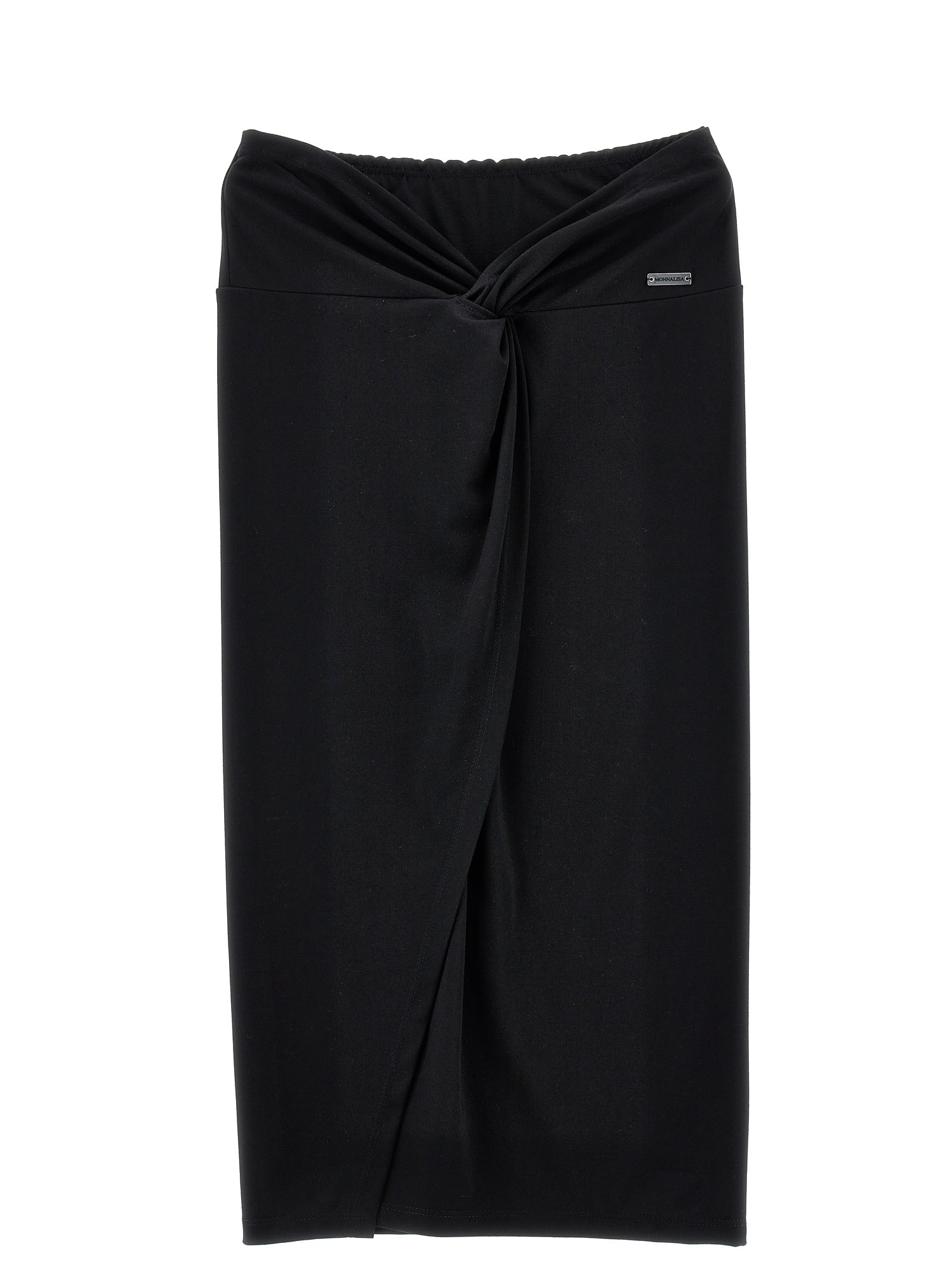 Girls | Viscose Longuette Skirt | Black