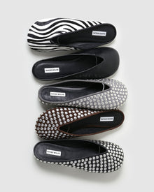 Womens | Pippa Studded Suede Flat | Grey