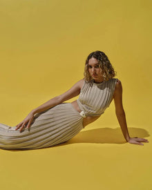 Blade Maxi Dress | Marble Ivory