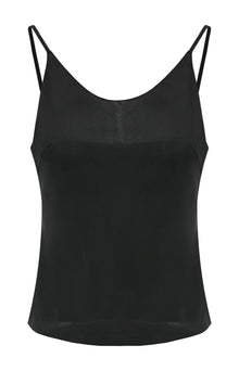 Semi-Sheer Button-Down Blouse | Black