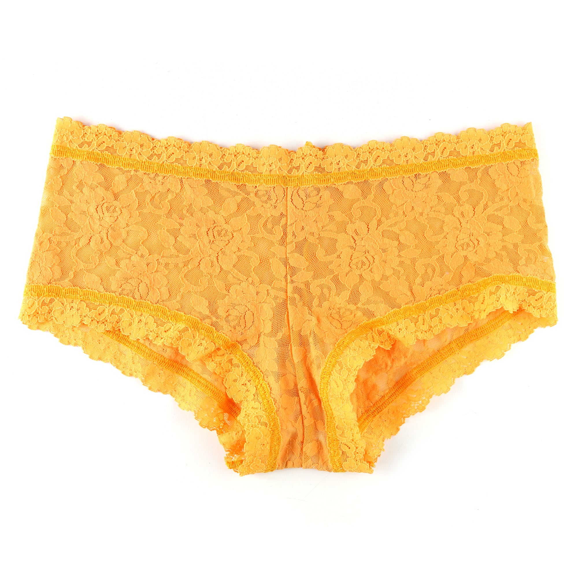 Signature Lace Boyshort | Ginger Shot (Orange)