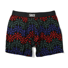 Signature Lace Original Rise Thong & Saxx Boxer Brief | Snow Flake Chevron (Black)