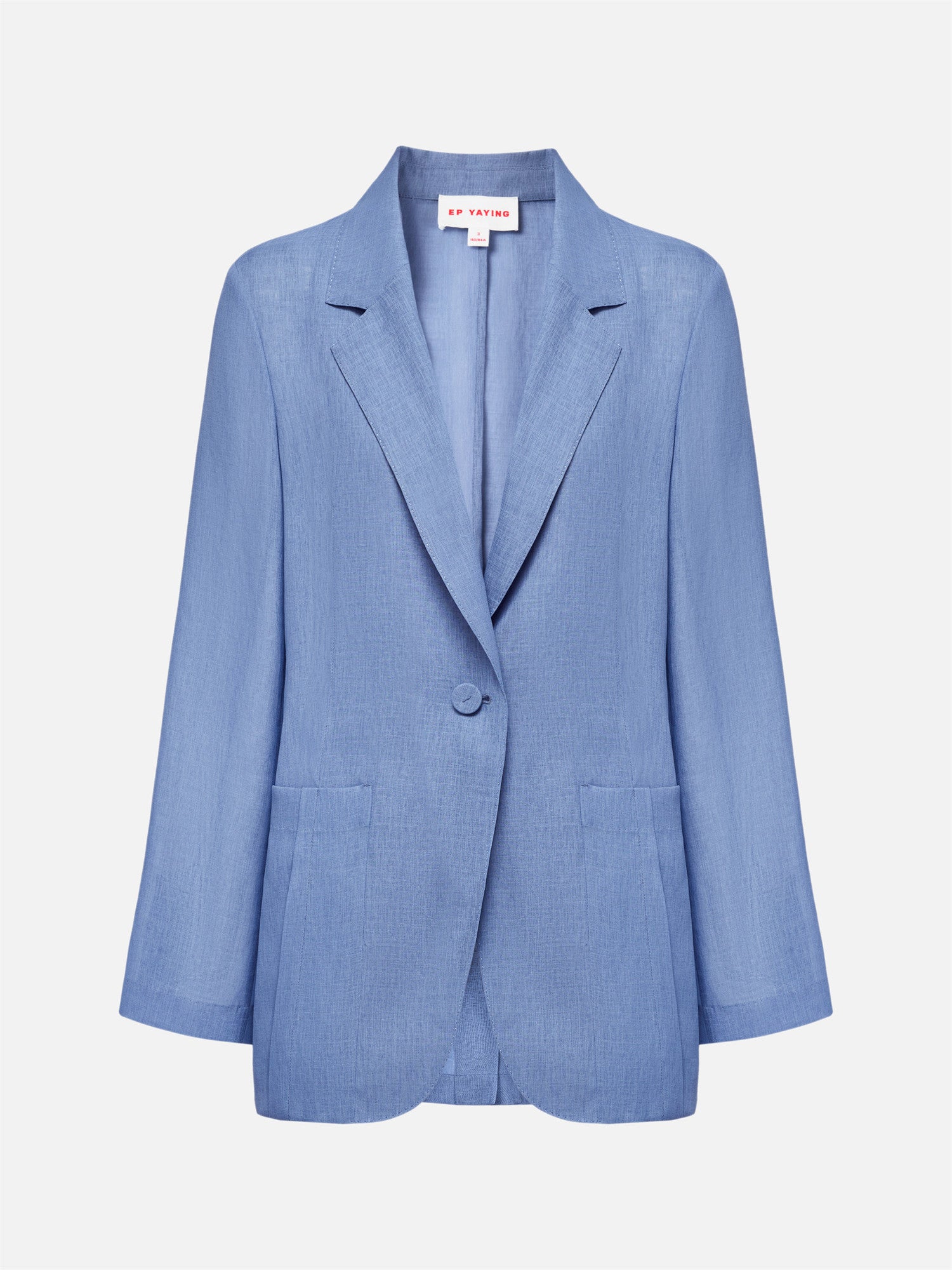 Straight-cut Blazer | Blue