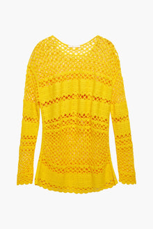 Women | Maje | Crew Neck Sweaters | Yellow