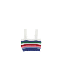 Girls | Openwork Macramé Vest Top | Multicolor