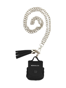 Girls | Leather Earphone Case | Black